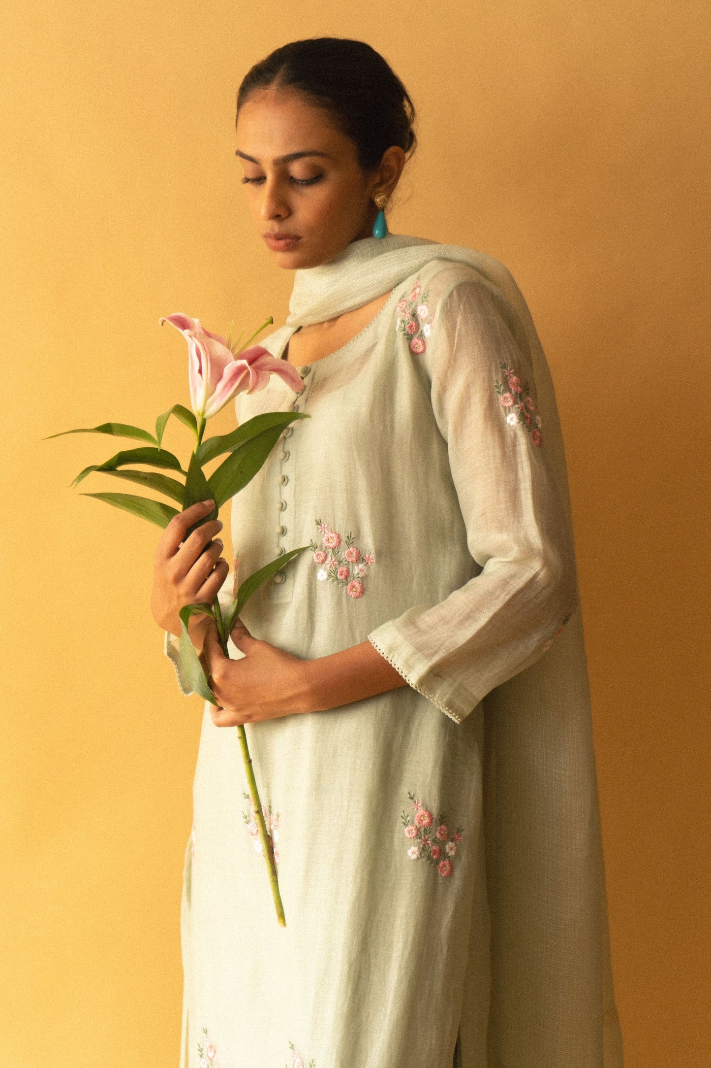 ICE GREEN KURTA SET