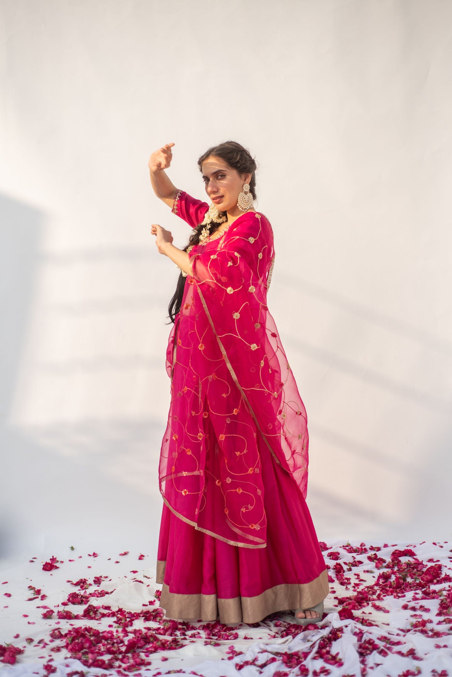 RAINI PINK LEHANGA SET