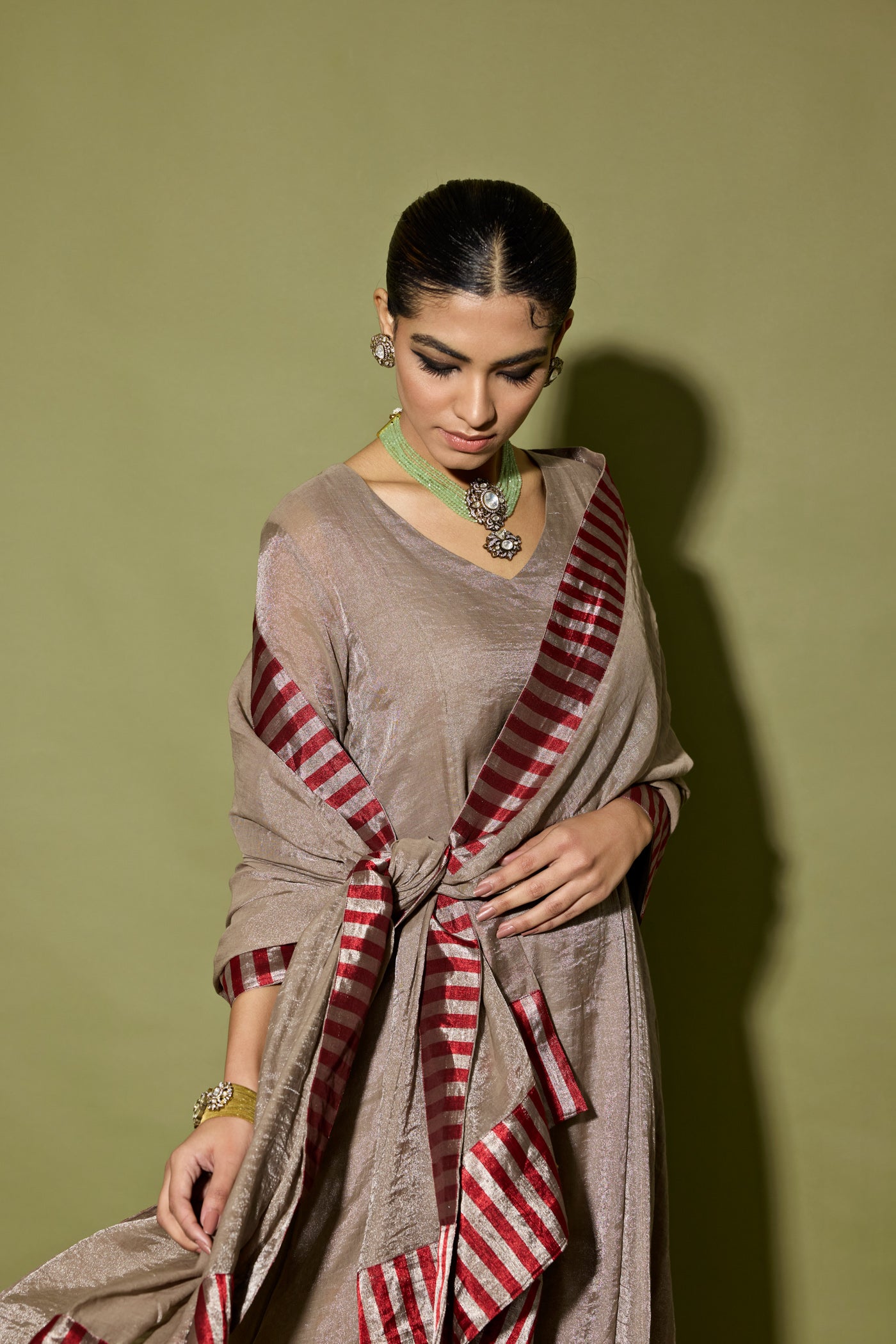 ASYMMETRICAL KURTA SET