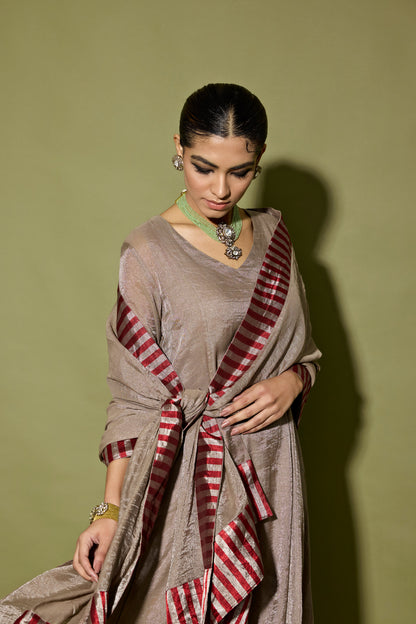 ASYMMETRICAL KURTA SET