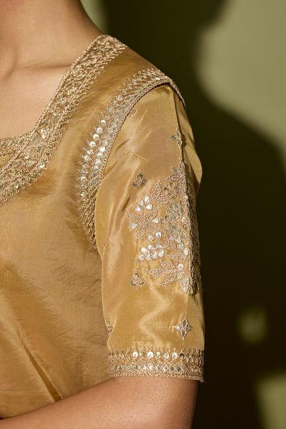 ORGANZA SATIN SHARARA SET