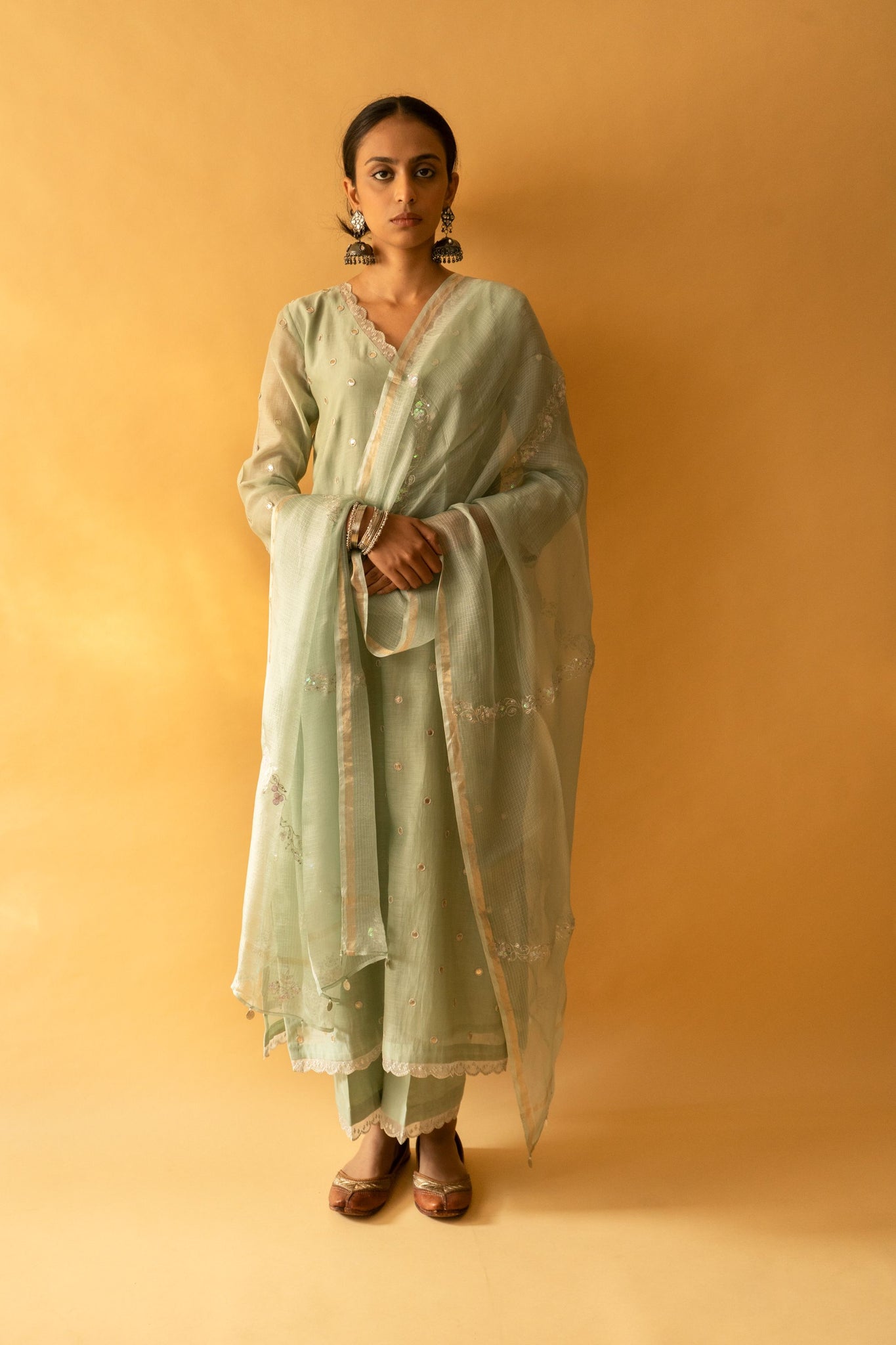 ICE GREEN KURTA SET