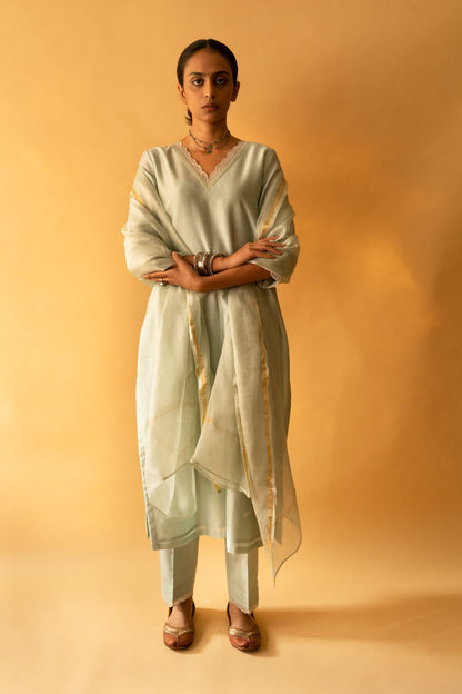 ICE GREEN KURTA SET