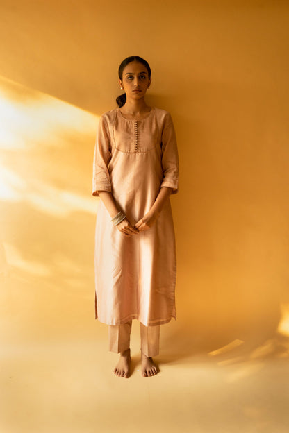 OLD ROSE KURTA SET