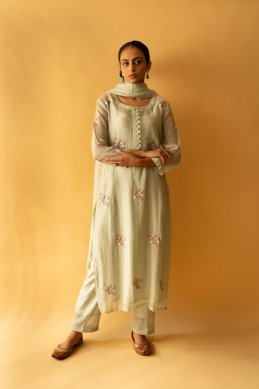 ICE GREEN KURTA SET