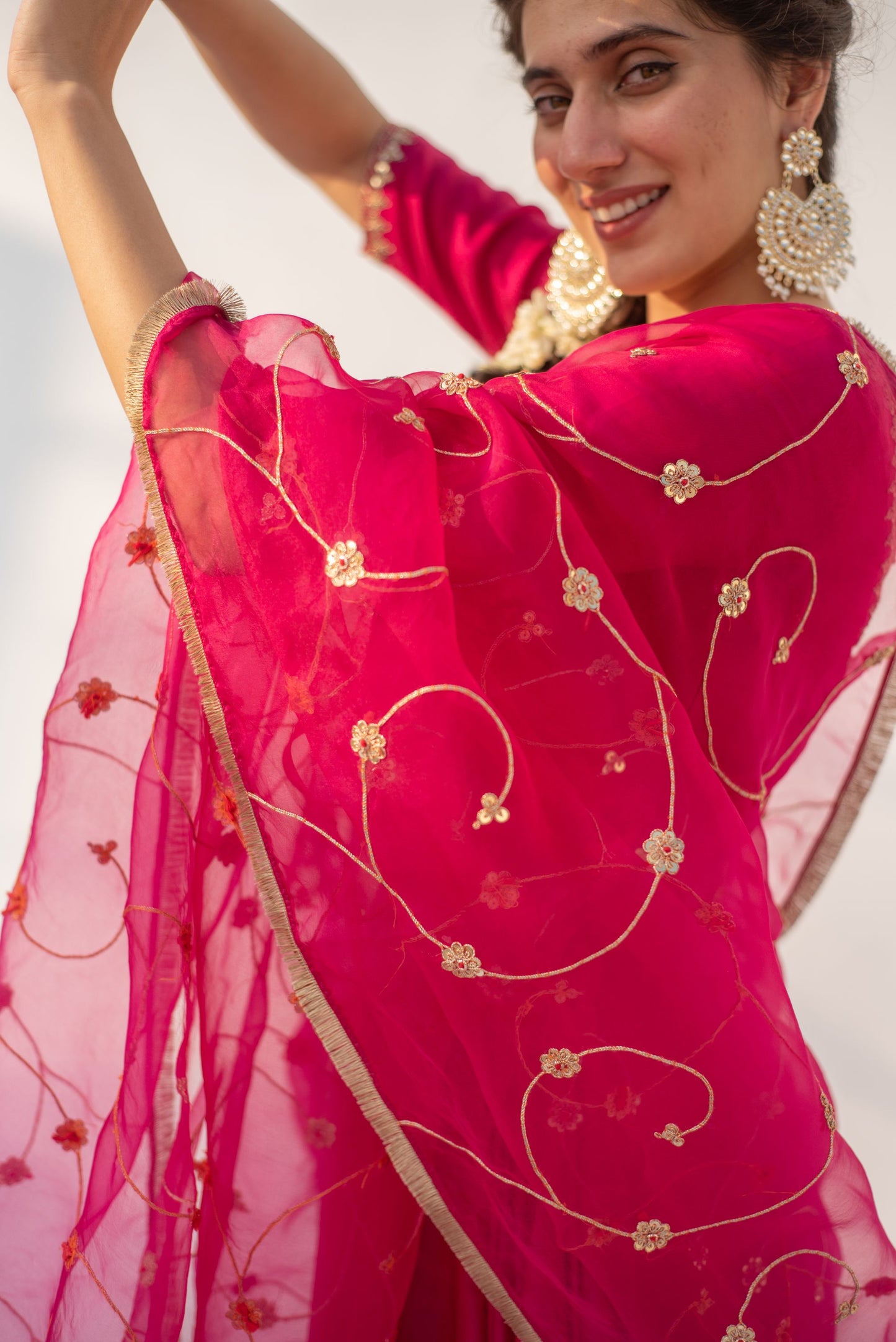 RAINI PINK LEHANGA SET