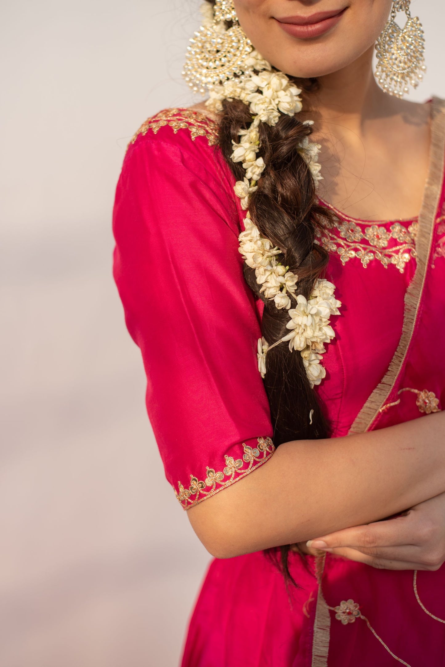 RAINI PINK LEHANGA SET