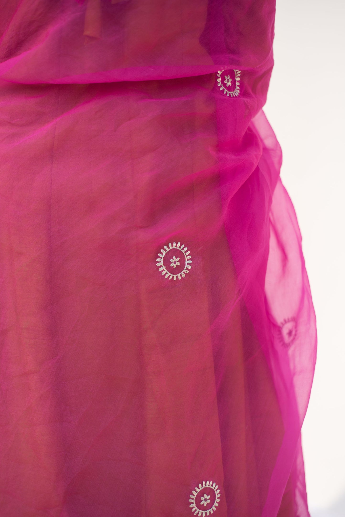 GREEN-PINK KURTA SET