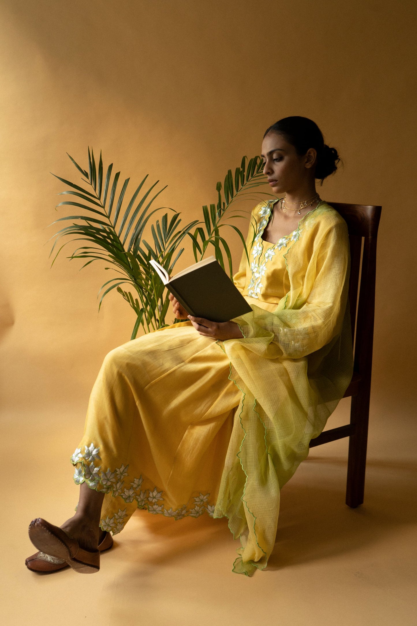 LEMON YELLOW KURTA SET