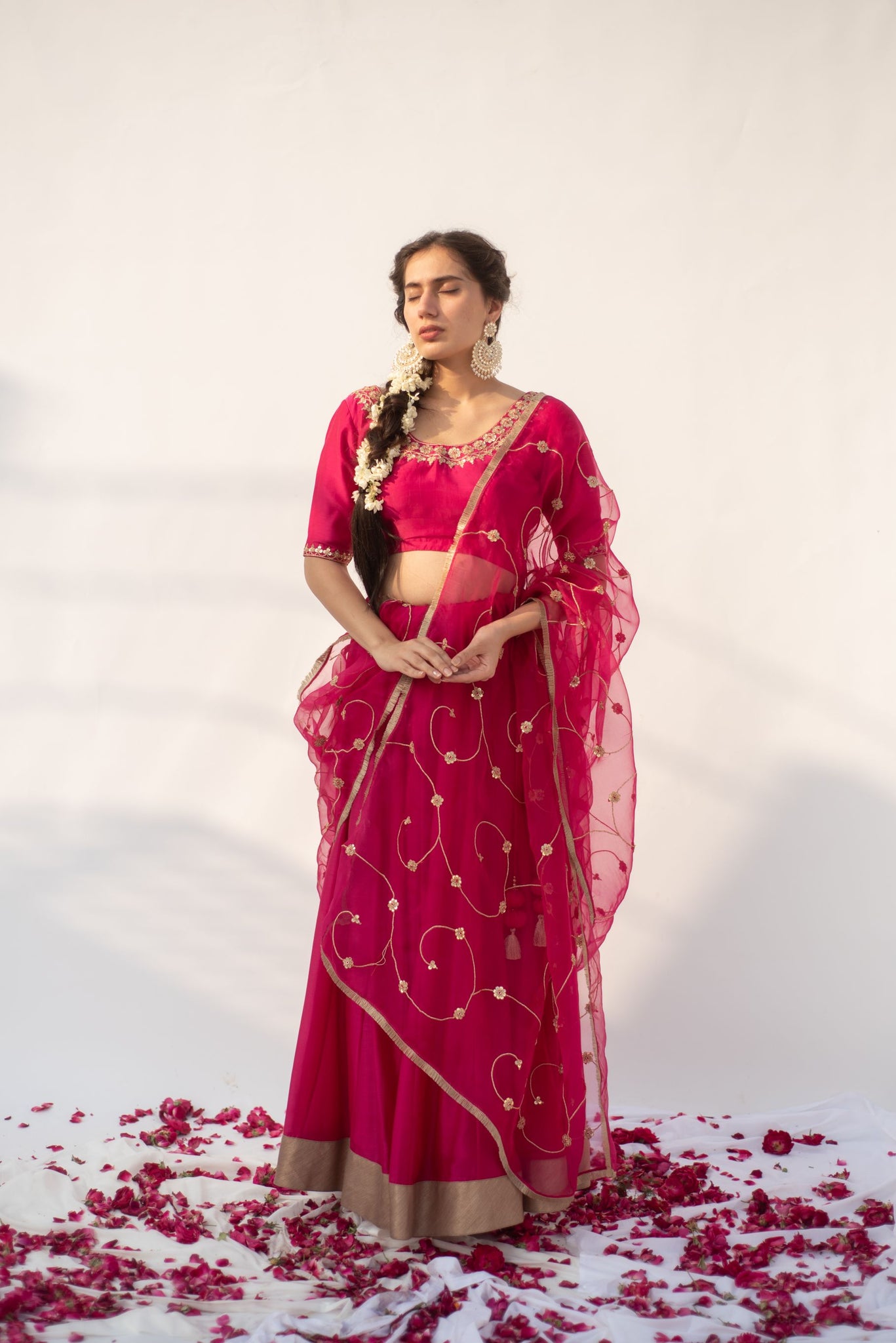 RAINI PINK LEHANGA SET