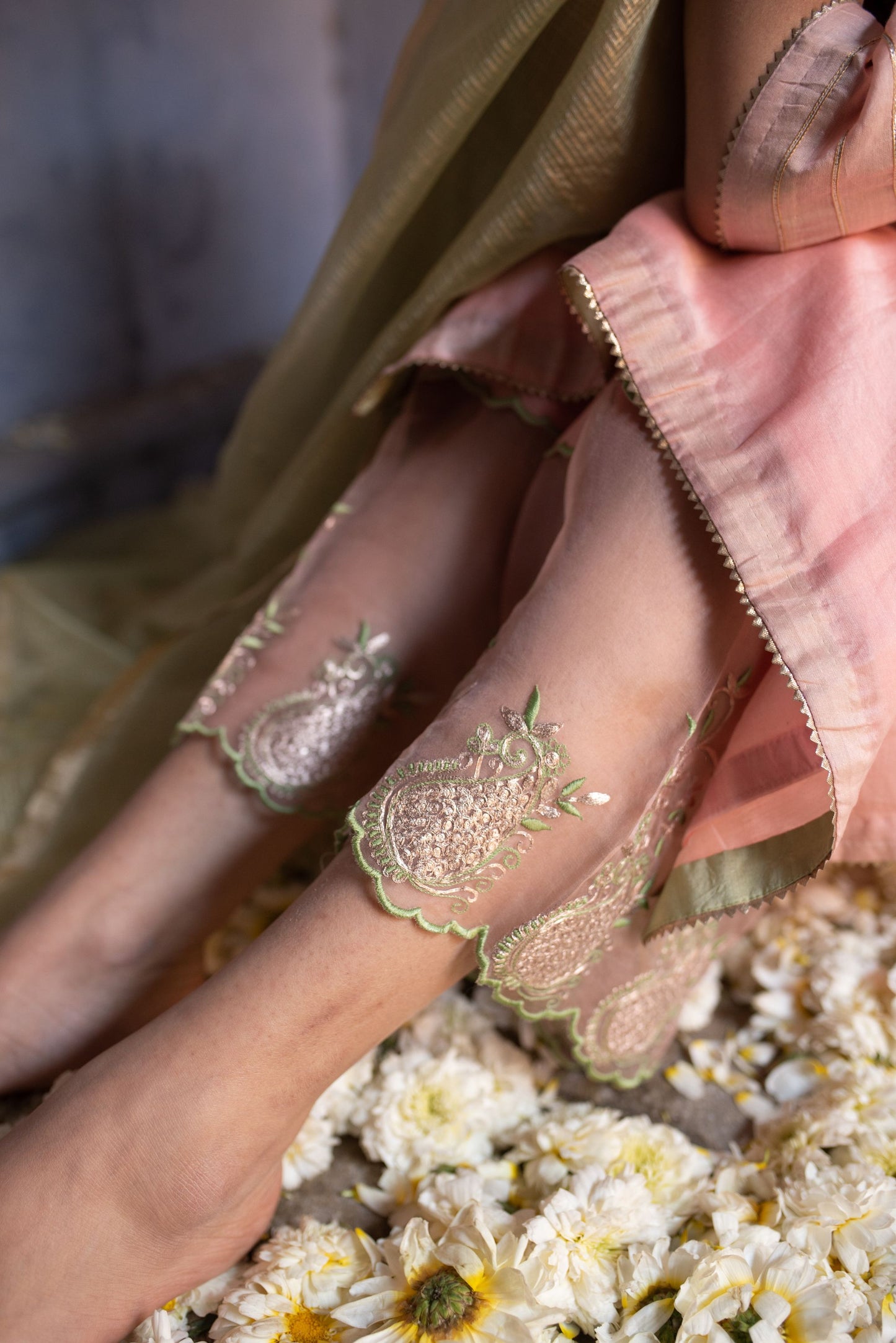 POWDER PINK KURTA SET