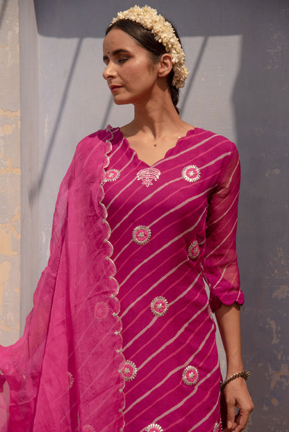 RANI-PURPLE SKIRT SET