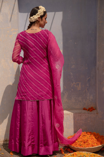 RANI-PURPLE SKIRT SET