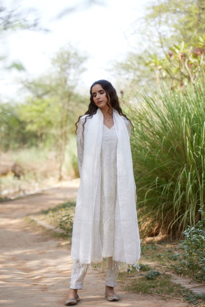 IVORY KURTA SET
