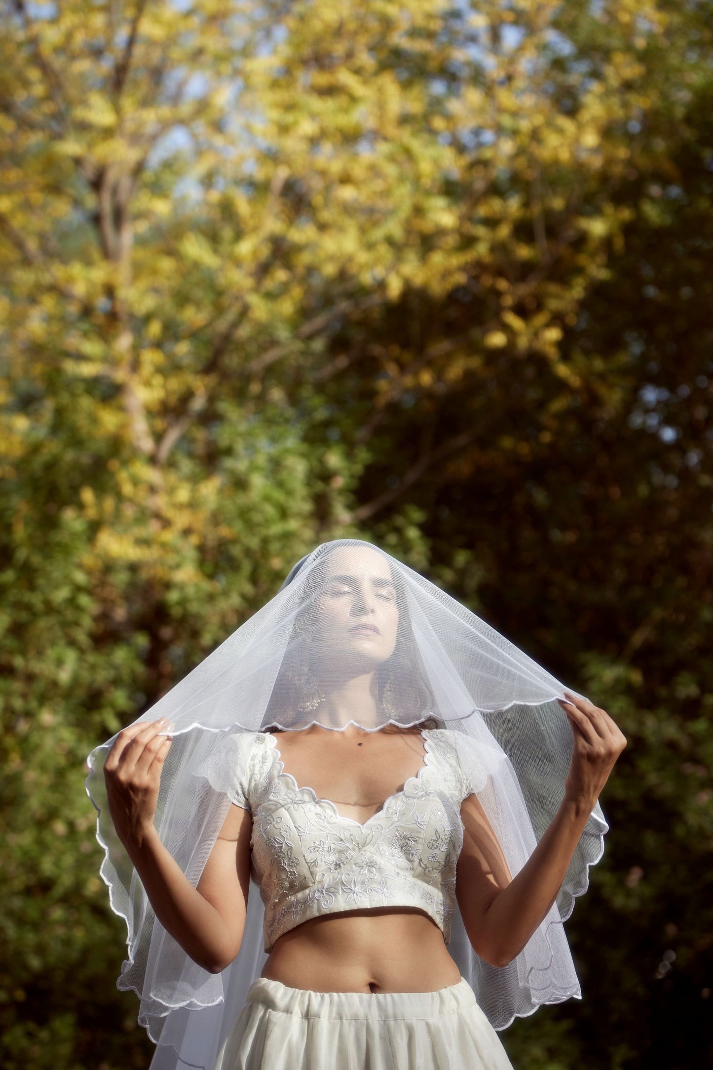 CREAM IVORY LEHENGA SET