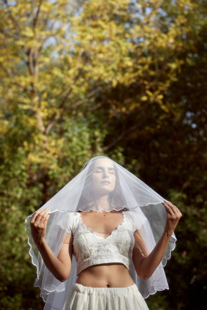 CREAM IVORY LEHENGA SET