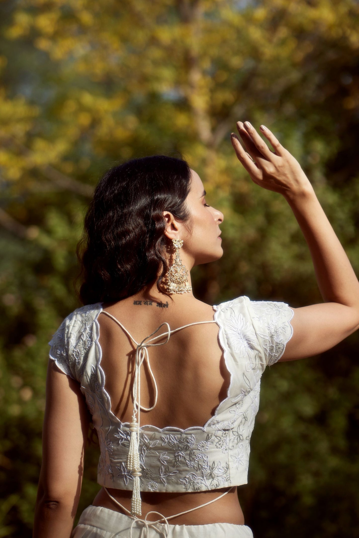 CREAM IVORY LEHENGA SET