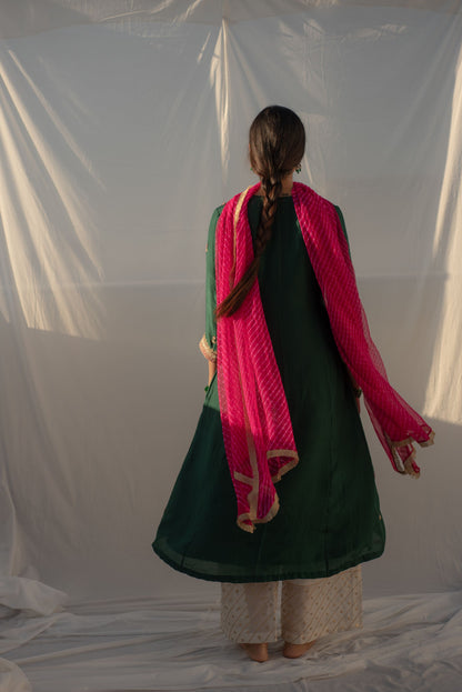 GREEN-RANI KURTA SET