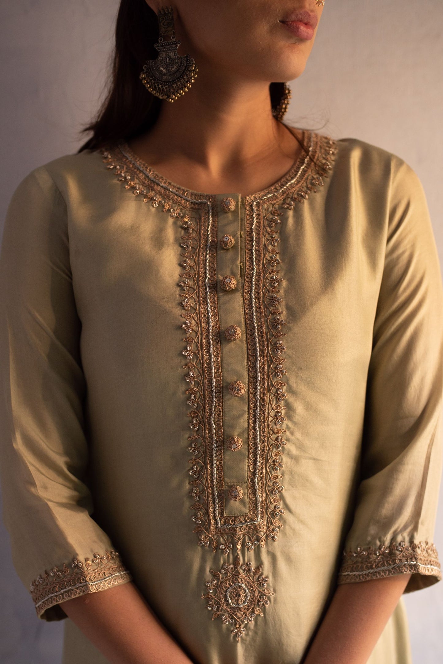 PISTA KURTA SET