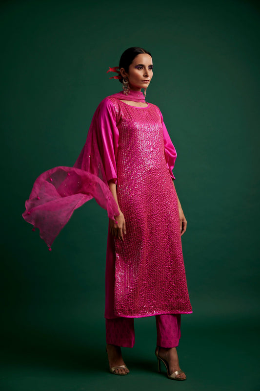 RANI PINK KURTA SET