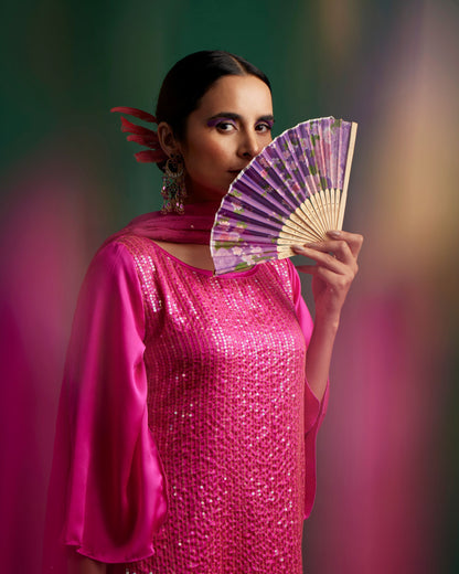 RANI PINK KURTA SET