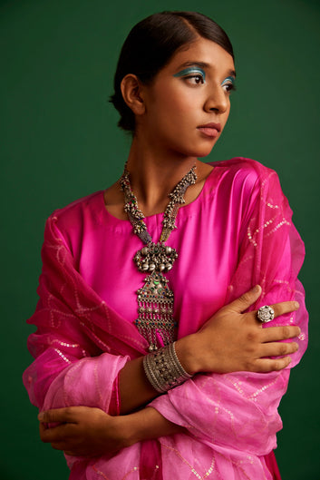 RANI PINK KURTA SET