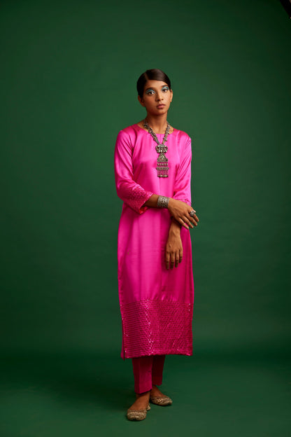 RANI PINK KURTA SET